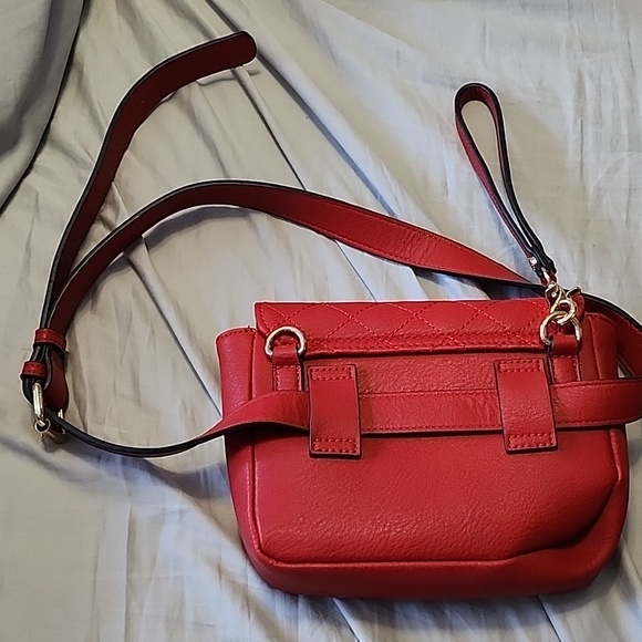 Poppy and Peonies Belt bag with clutch strap - Picture 2 of 4